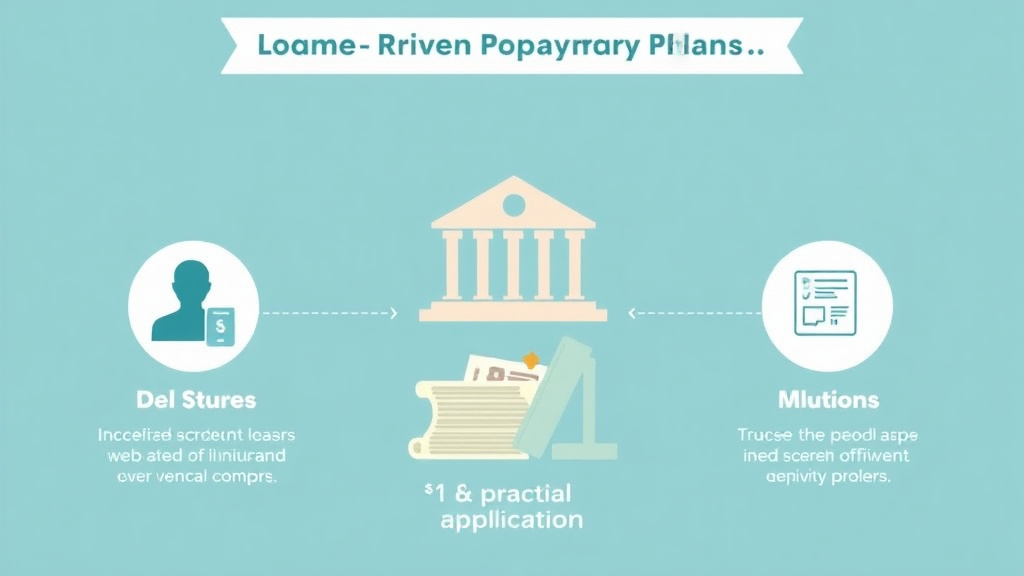 Process flow illustration for putting income-Driven Repayment Plans for Student Loans into action