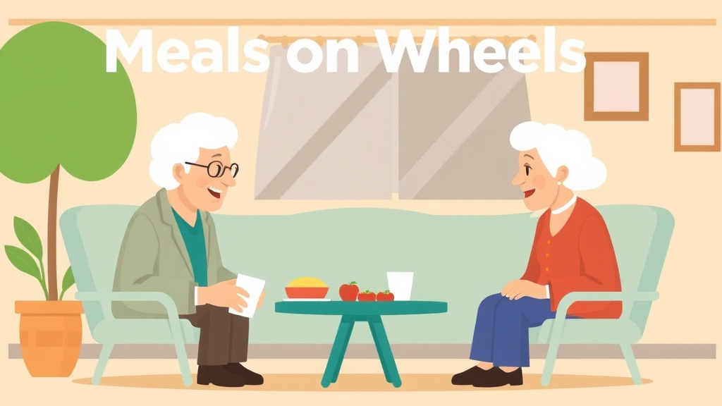 Clear illustration of meals on Wheels Guide: Free Meals for Homebound Seniors with supporting details