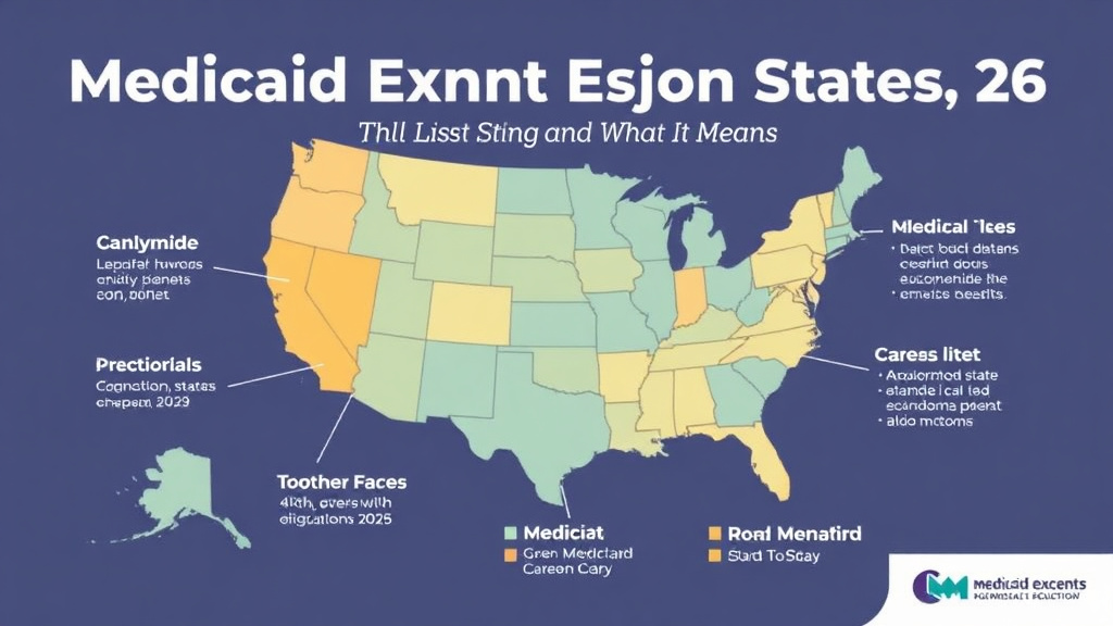 Real-world application diagram for medicaid Expansion States 2026: Full List and What It Means