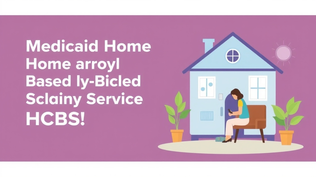 Visual overview of medicaid Home and Community-Based Services (HCBS) Guide with key concepts highlighted