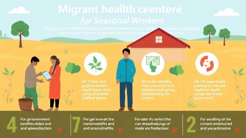 Step-by-step visual guide for implementing migrant Health Center Guide: Healthcare for Seasonal Workers