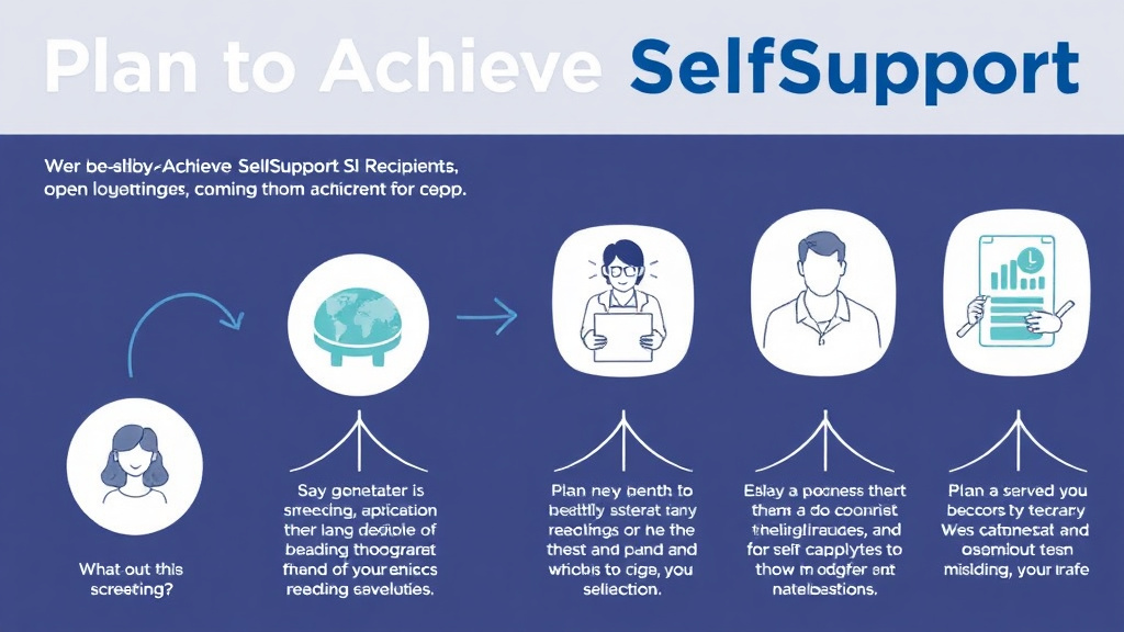 Action-oriented illustration showing how to apply plan to Achieve Self-Support (PASS) for SSI Recipients