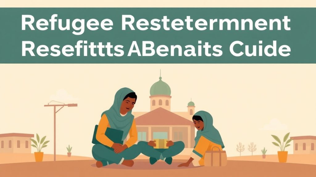 Conceptual diagram showing how refugee Resettlement Benefits Guide works in practice