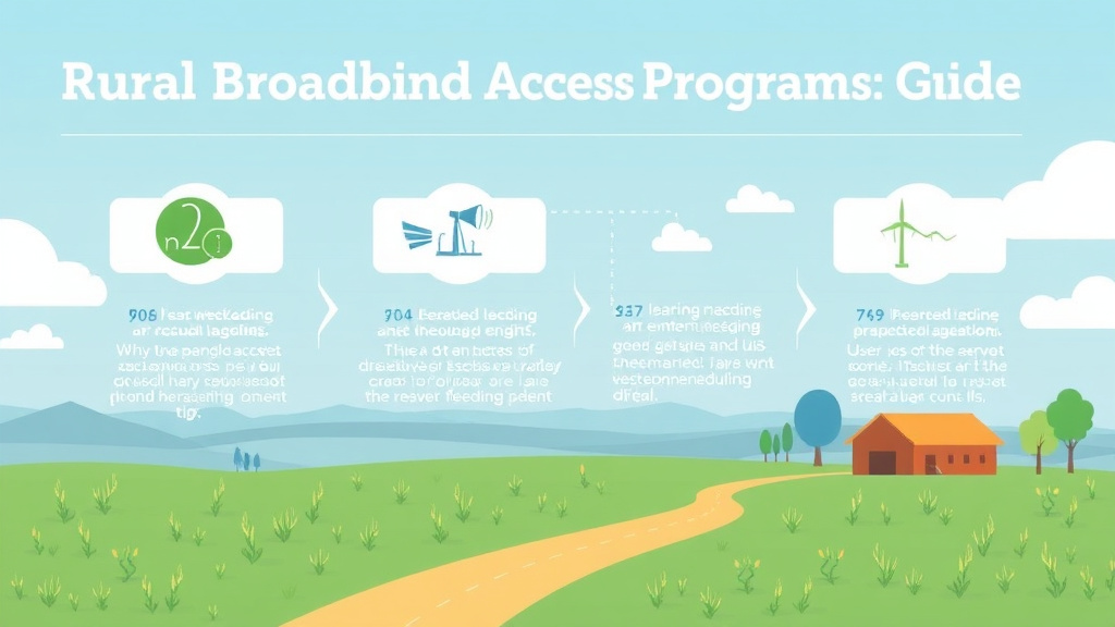 Practical workflow diagram for rural Broadband Access Programs Guide