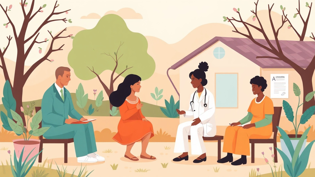 Conceptual diagram showing how rural Health Clinic Services Guide works in practice