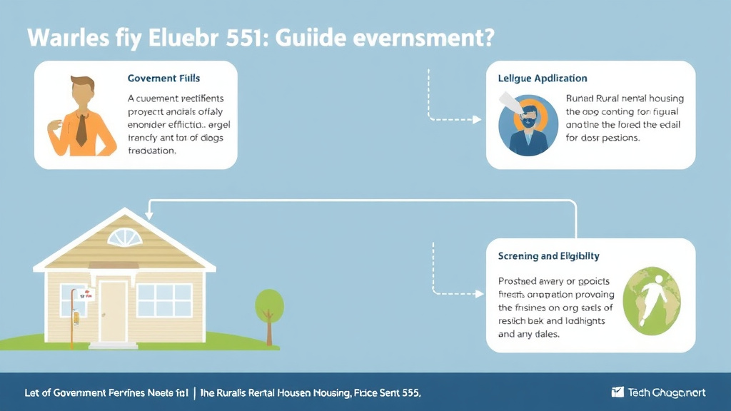 Action-oriented illustration showing how to apply rural Rental Housing Program (Section 515) Guide