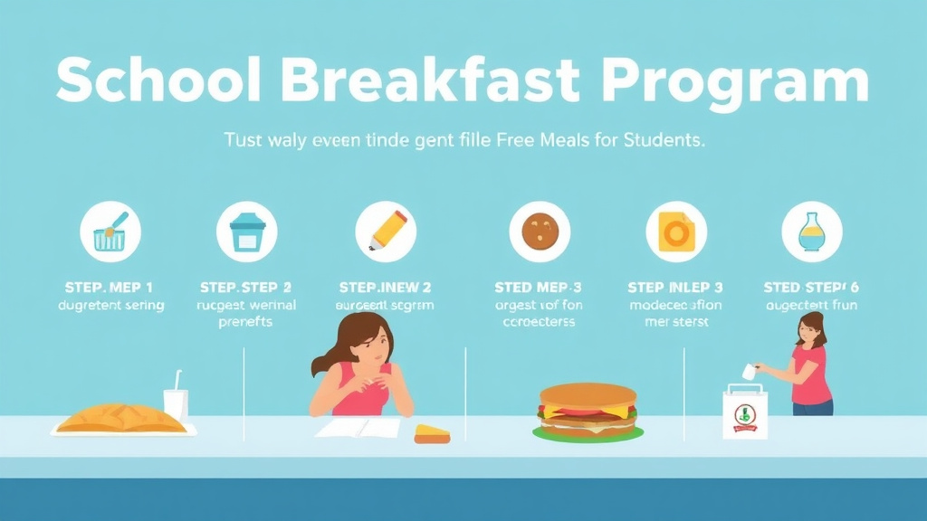Practical workflow diagram for school Breakfast Program Guide: Free Meals for Students