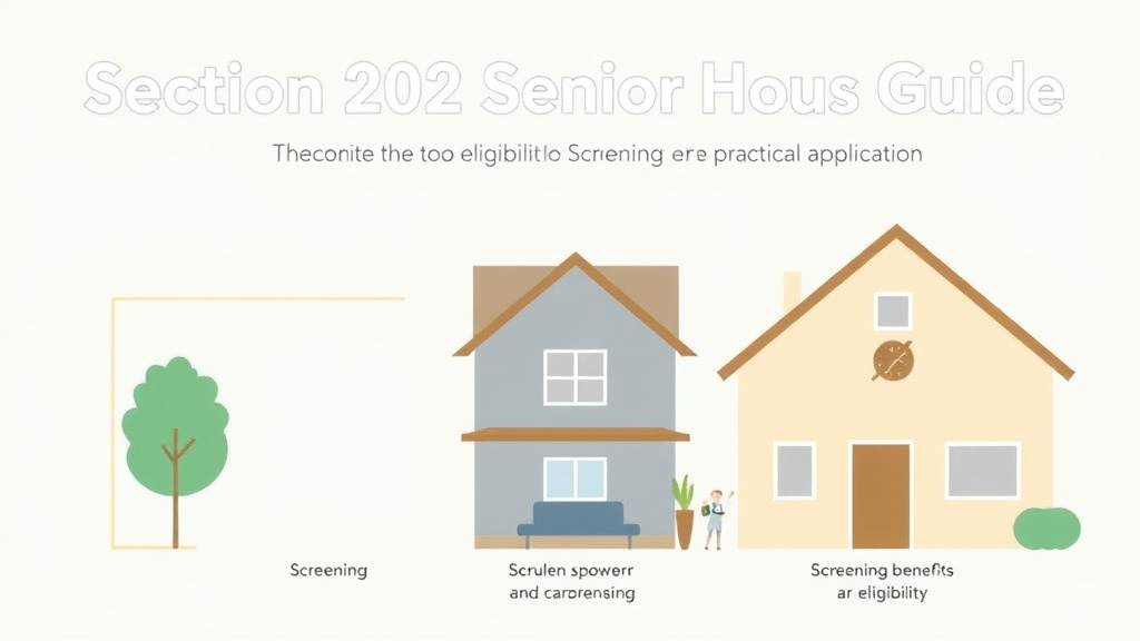 Action-oriented illustration showing how to apply section 202 Senior Housing Guide