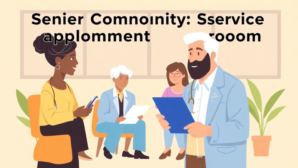 Clear illustration of senior Community Service Employment Program (SCSEP) with supporting details