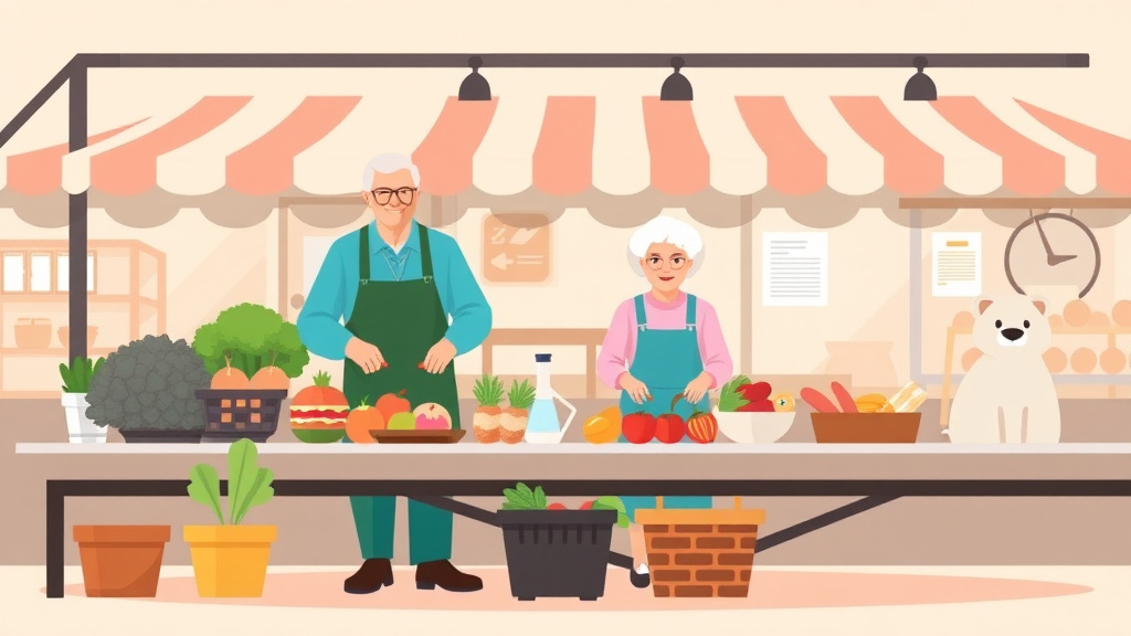 Clear illustration of senior Farmers Market Nutrition Program Guide with supporting details