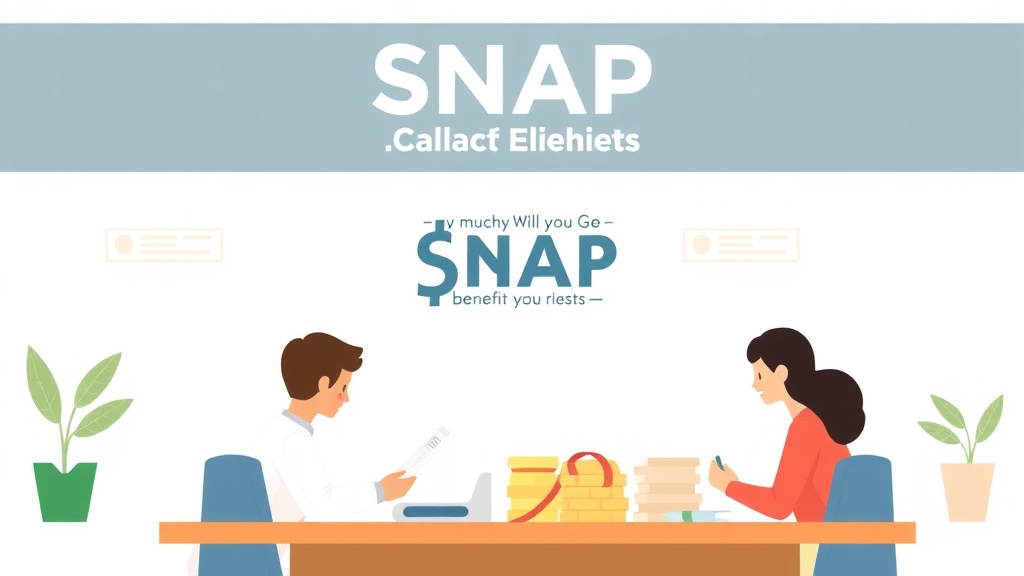 Illustration breaking down the fundamentals of SNAP Benefit Amount Calculator: How Much Will You Get?