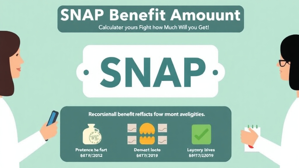 Process flow illustration for putting SNAP Benefit Amount Calculator: How Much Will You Get? into action