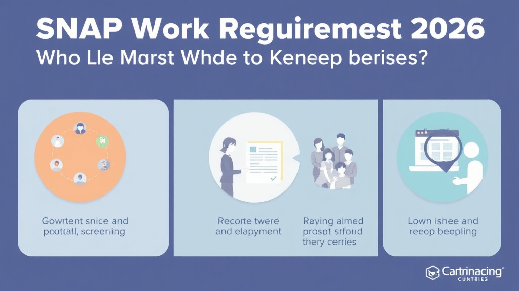Step-by-step visual guide for implementing SNAP Work Requirements 2026: Who Must Work to Keep Benefits