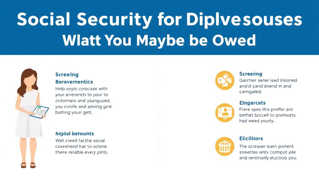 Practical workflow diagram for social Security for Divorced Spouses: What You May Be Owed