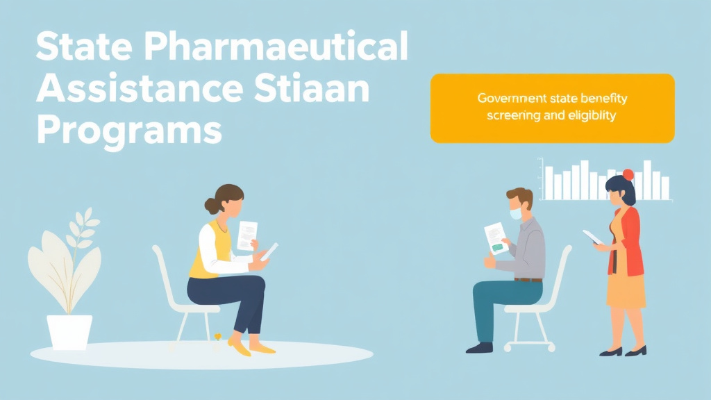 Visual overview of state Pharmaceutical Assistance Programs (SPAP) Guide with key concepts highlighted
