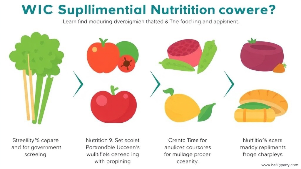 Action-oriented illustration showing how to apply WIC Supplemental Nutrition: What Foods Are Covered?