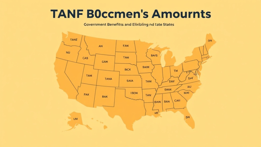 Visual overview of TANF Benefit Amounts by State 2026 with key concepts highlighted