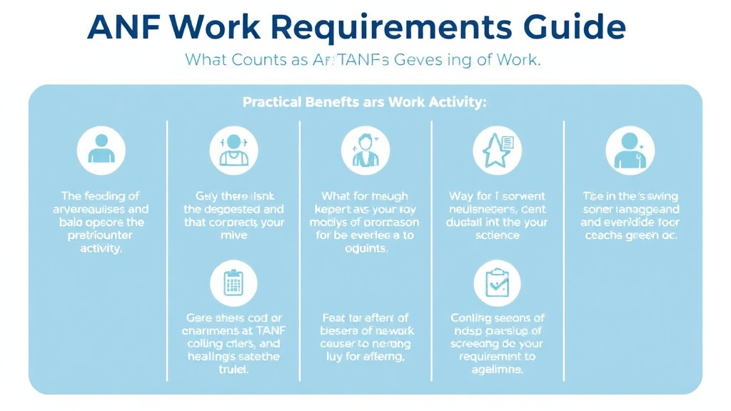 Implementation roadmap for TANF Work Requirements Guide: What Counts as Work Activity with actionable steps