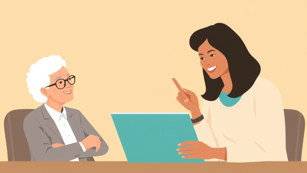 A professional illustration depicting tax Counseling for the Elderly (TCE) Guide