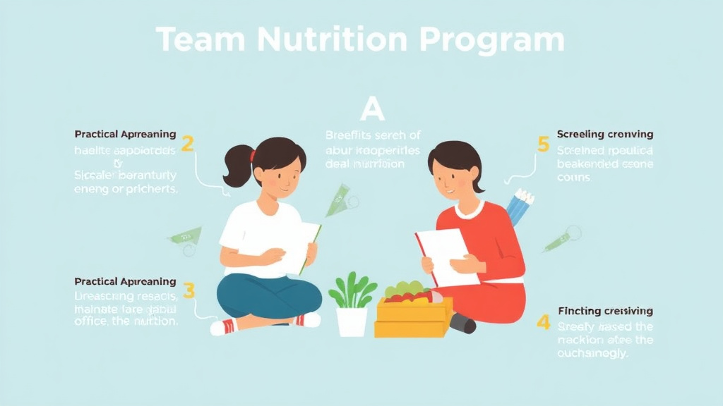 Practical checklist visual for team Nutrition Program: Nutrition Education in Schools