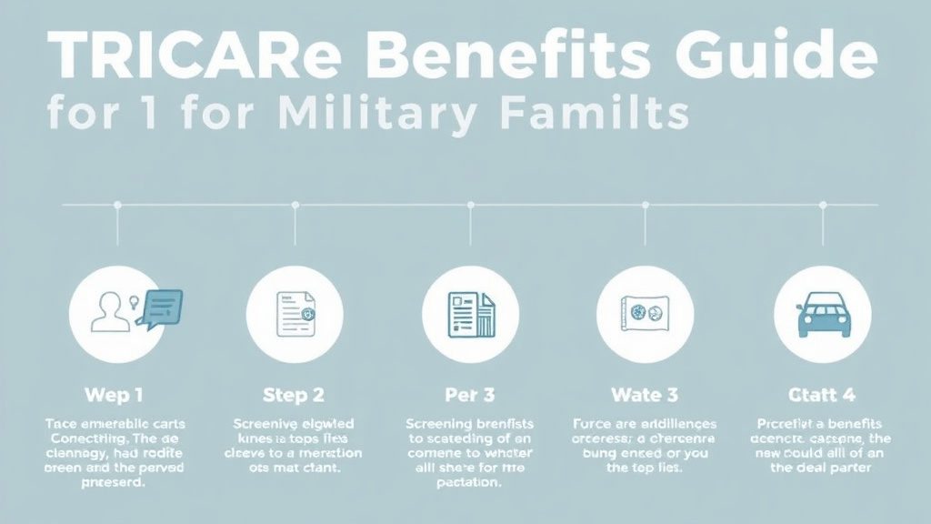 Practical workflow diagram for TRICARE Benefits Guide for Military Families