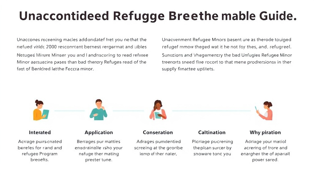 Hands-on guide visualization for unaccompanied Refugee Minors Program Guide