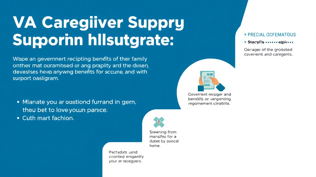 Real-world application diagram for VA Caregiver Support Program: Benefits for Family Caregivers