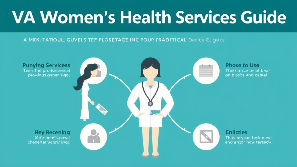 Practical checklist visual for VA Women's Health Services Guide
