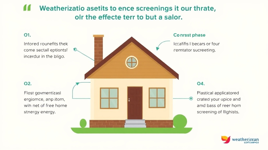 Practical workflow diagram for weatherization Assistance Program: Free Home Energy Upgrades