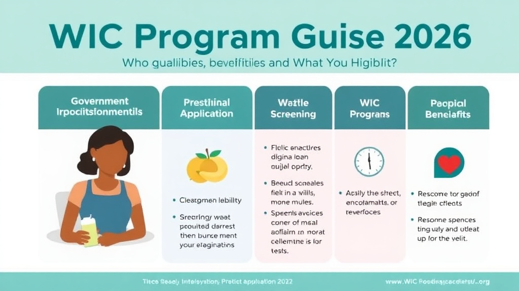 Action-oriented illustration showing how to apply WIC Program Guide 2026: Who Qualifies and What You Get