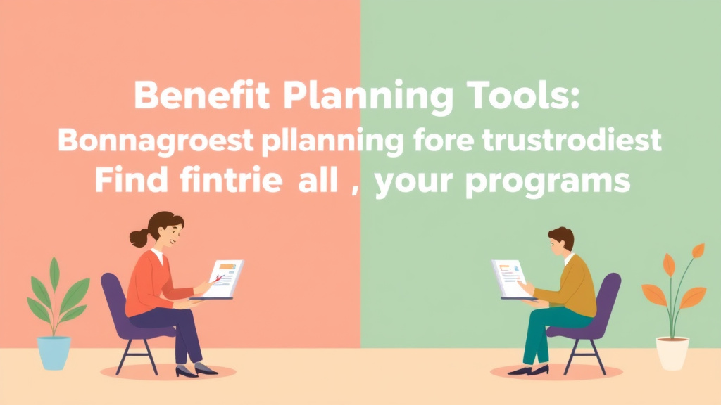 Clear illustration of benefit Planning Tools Comparison: Find All Your Programs with supporting details