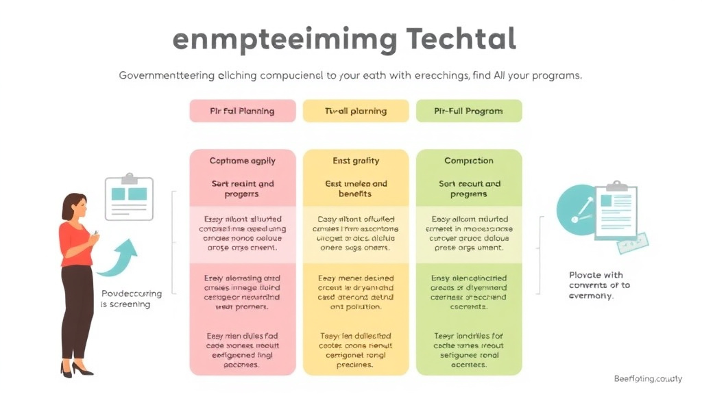 Action-oriented illustration showing how to apply benefit Planning Tools Comparison: Find All Your Programs
