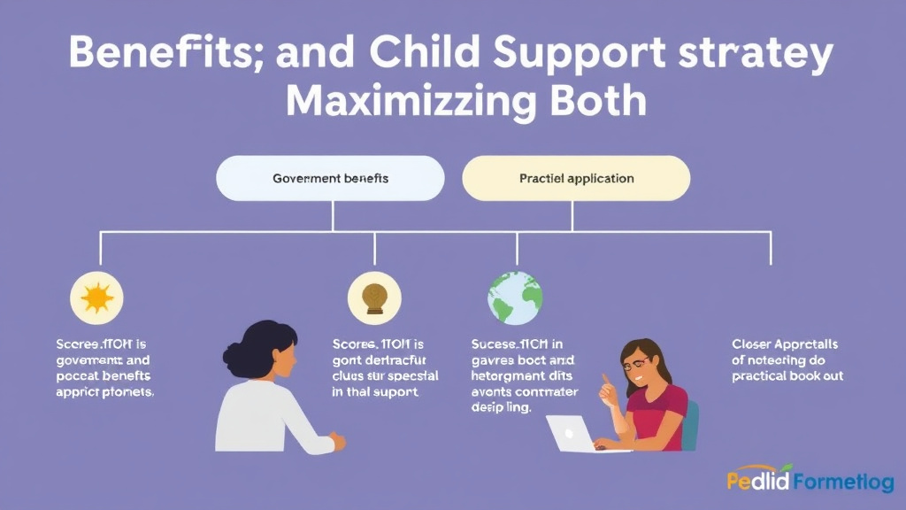Practical checklist visual for benefits and Child Support Strategy: Maximizing Both
