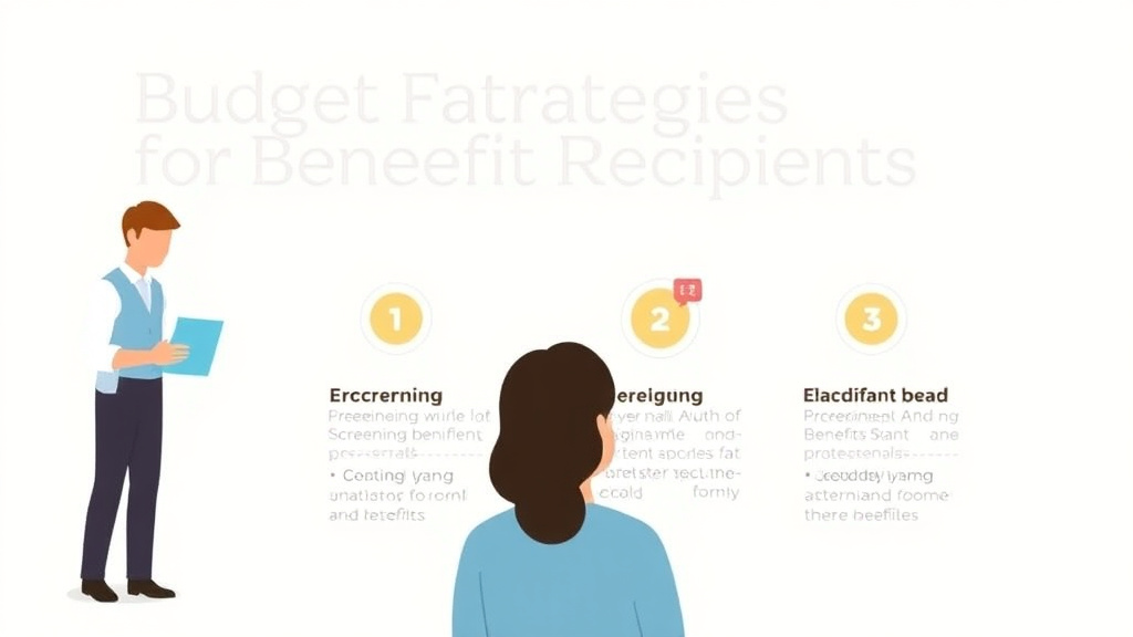 Real-world application diagram for budget Strategies for Benefit Recipients