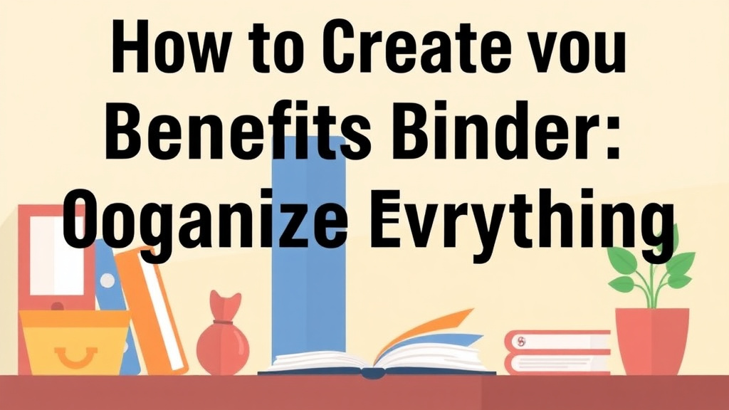 A professional illustration depicting create a Benefits Binder: Organize Everything