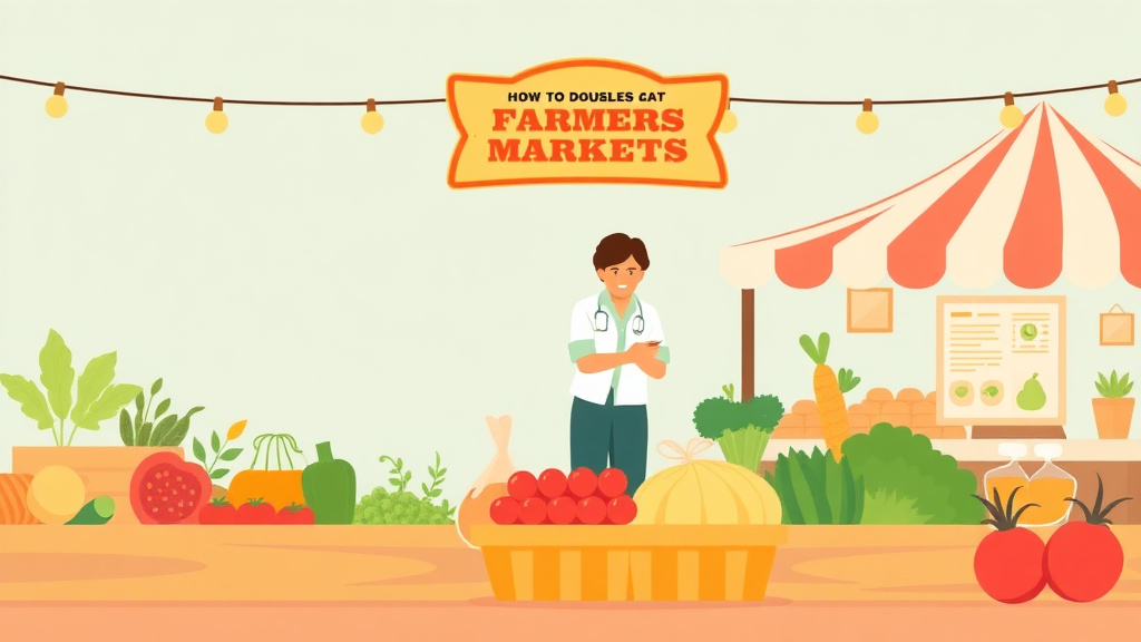 Illustration breaking down the fundamentals of double Your SNAP Dollars at Farmers Markets