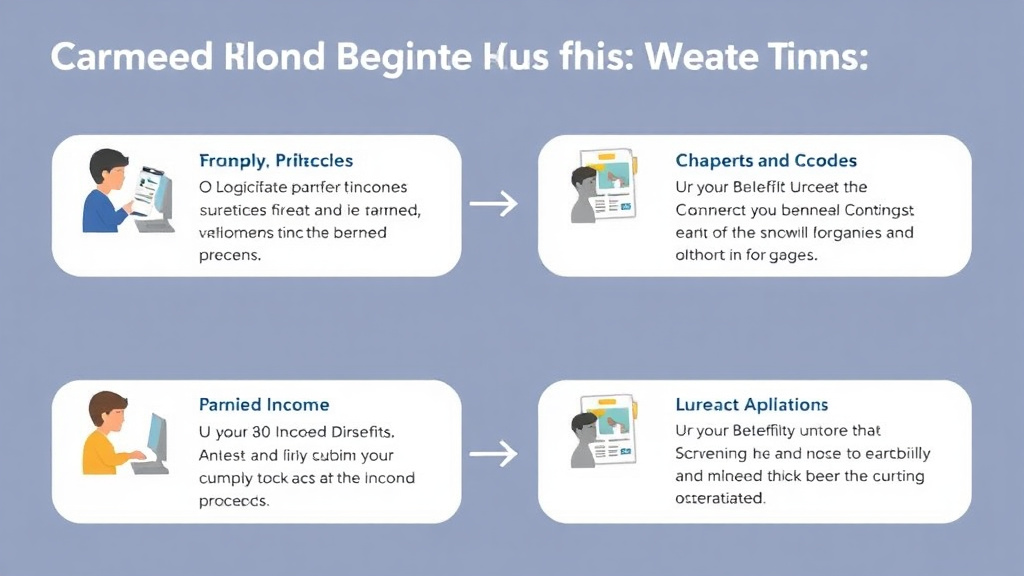 Practical workflow diagram for earned Income Disregard Strategies: Keep Benefits While Working