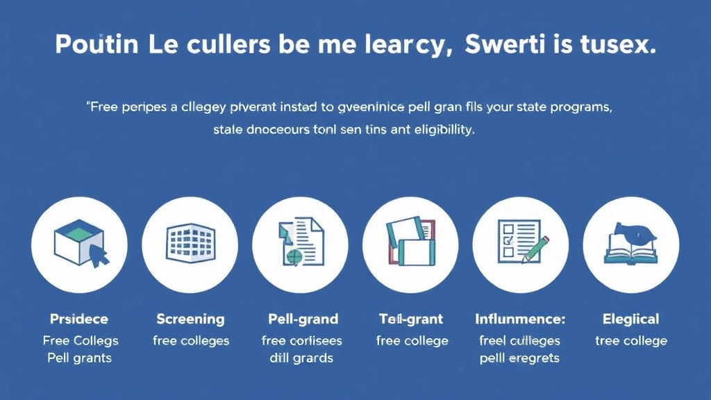 Practical checklist visual for free College Strategy: Pell Grant Plus State Programs