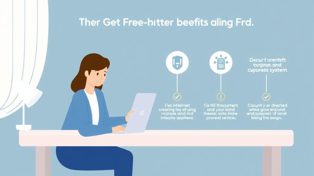 Process flow illustration for putting get Free Internet and Phone Service Through Benefits into action