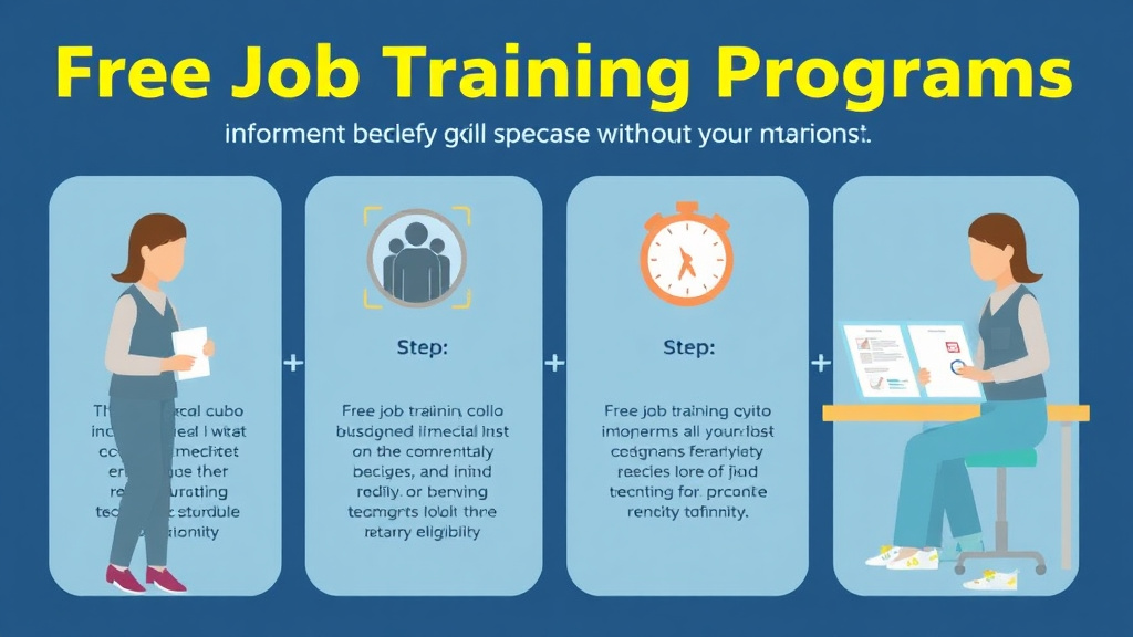 Step-by-step visual guide for implementing free Job Training Programs: Build Skills Without Spending Money