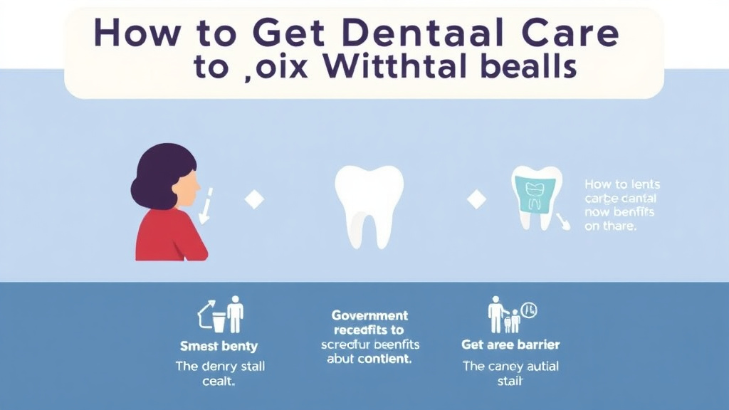 Action-oriented illustration showing how to apply get Dental Care Without Insurance: Benefits and Programs