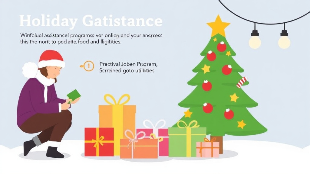 Practical workflow diagram for holiday Assistance Programs: Gifts, Food, and Utilities