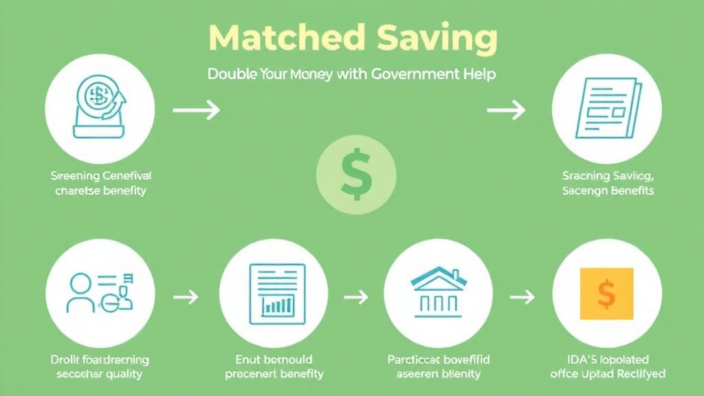 Practical checklist visual for IDA Matched Savings: Double Your Money With Government Help