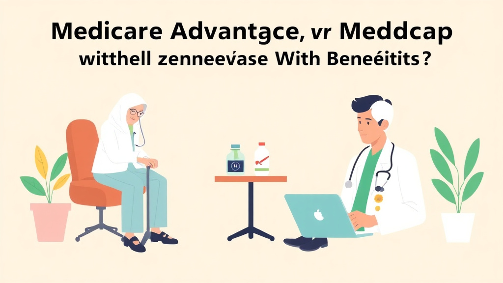 Educational graphic covering the essentials of medicare Advantage vs Medigap: Which Saves More With Benefits?