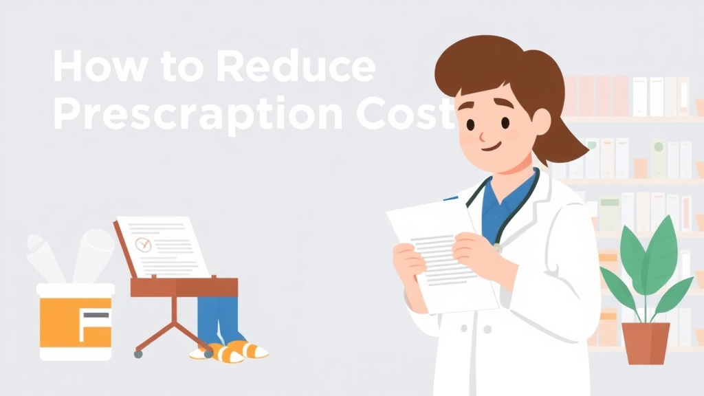 Illustration breaking down the fundamentals of reduce Prescription Costs: Benefits, Coupons, and Programs