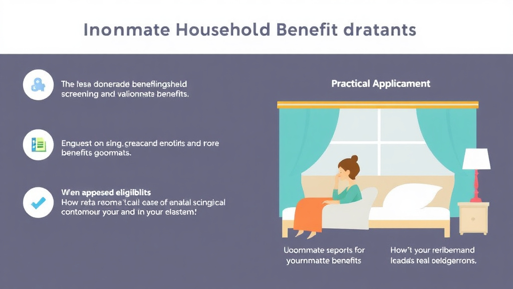 Action-oriented illustration showing how to apply roommate Household Benefit Strategy: Who Counts?