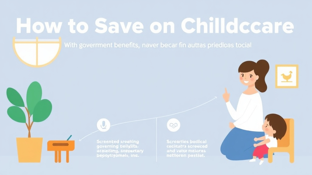 Practical checklist visual for save on Childcare With Government Benefits and Tax Credits