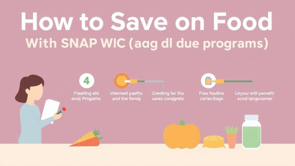Real-world application diagram for save on Food With SNAP, WIC, and Food Programs