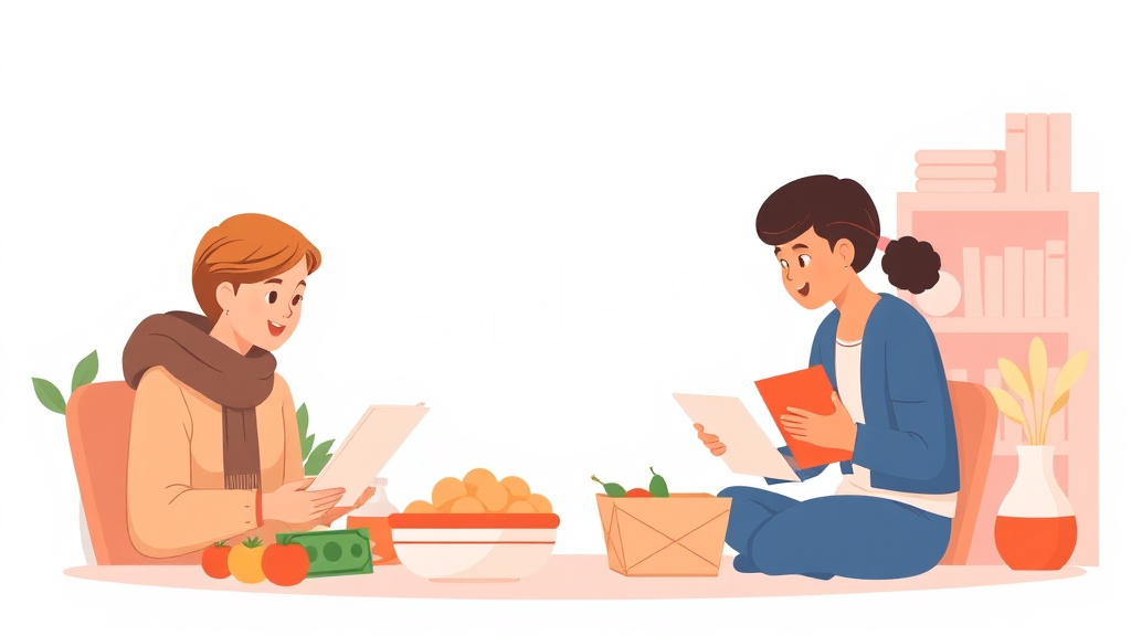 Detailed visual representation of SSI and SNAP Together: Cash and Food Benefits Combined