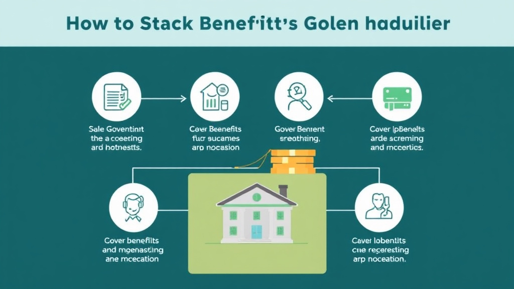 Step-by-step visual guide for implementing stack Benefits Together for Maximum Savings